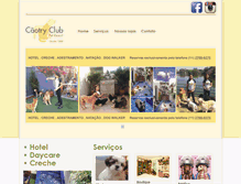 Tablet Screenshot of caotryclub.com.br